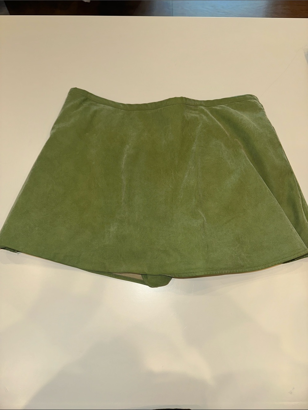 Free People Olive Green Circle Skort